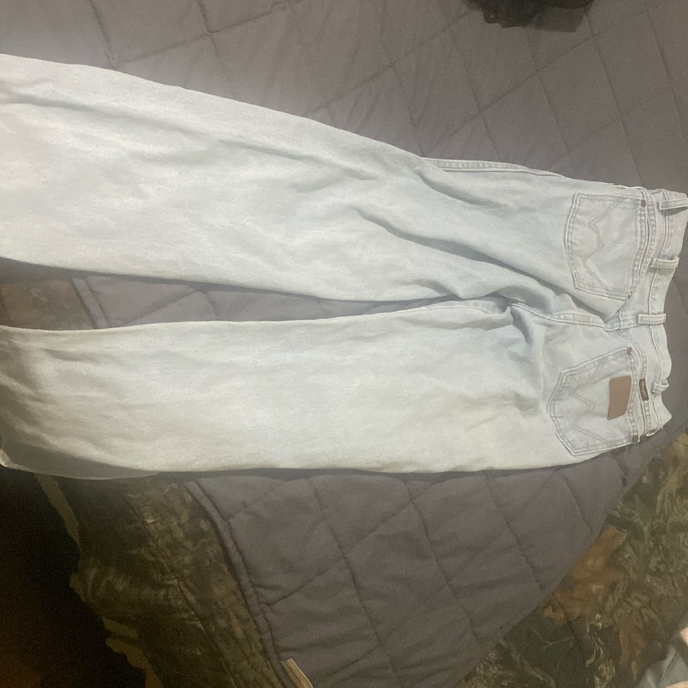 Wrangler Jeans White Wash Cowboy Cut 30x32